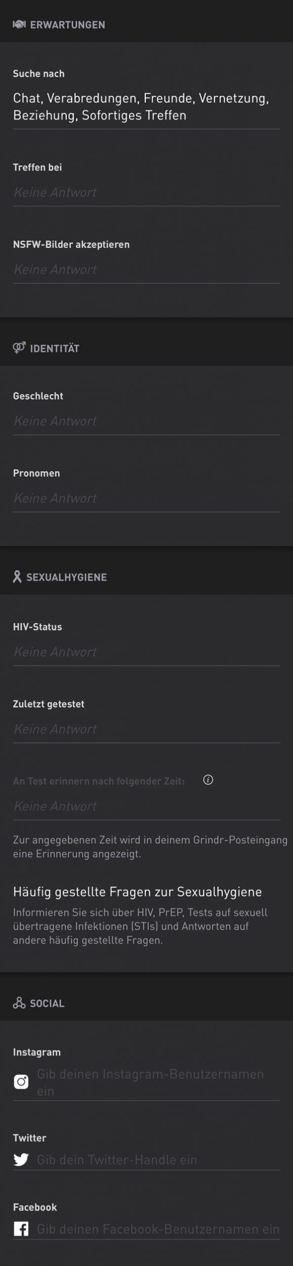 Grindr Profil bearbeiten 